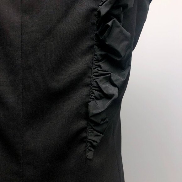 BNWT Gorgeous Black Ruffled Wool Romper - Philosophy Di Lorenzo Serafini - Picture 6 of 14
